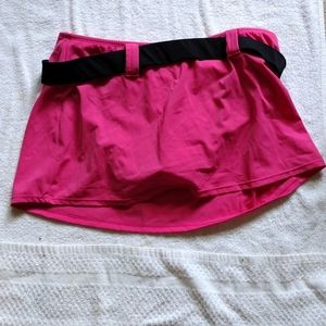 Newport News Pink and Black Size 12 Nylon and Lycra Spandex 2 piece Bathing Suit